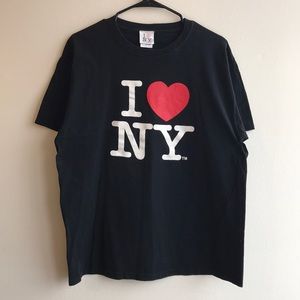 Black Official I Heart NY T-Shirt Size Large